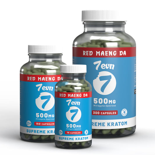 Kratom - Red Maeng Da 500mg Pill